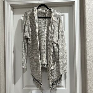 Free People Beach long sweater hoodie.